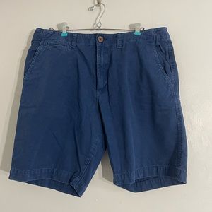American Eagle Men's Chino Shorts Size 34 Blue Classic Fit Casual Shorts